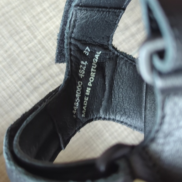 Fly London Jada chunky black strap sandals 37 - Picture 3 of 8